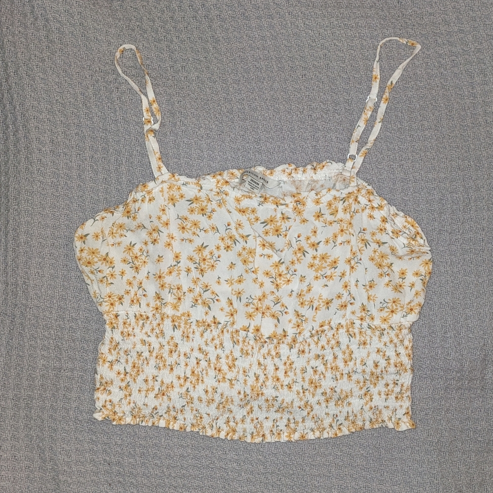 Floral AE Crop Top